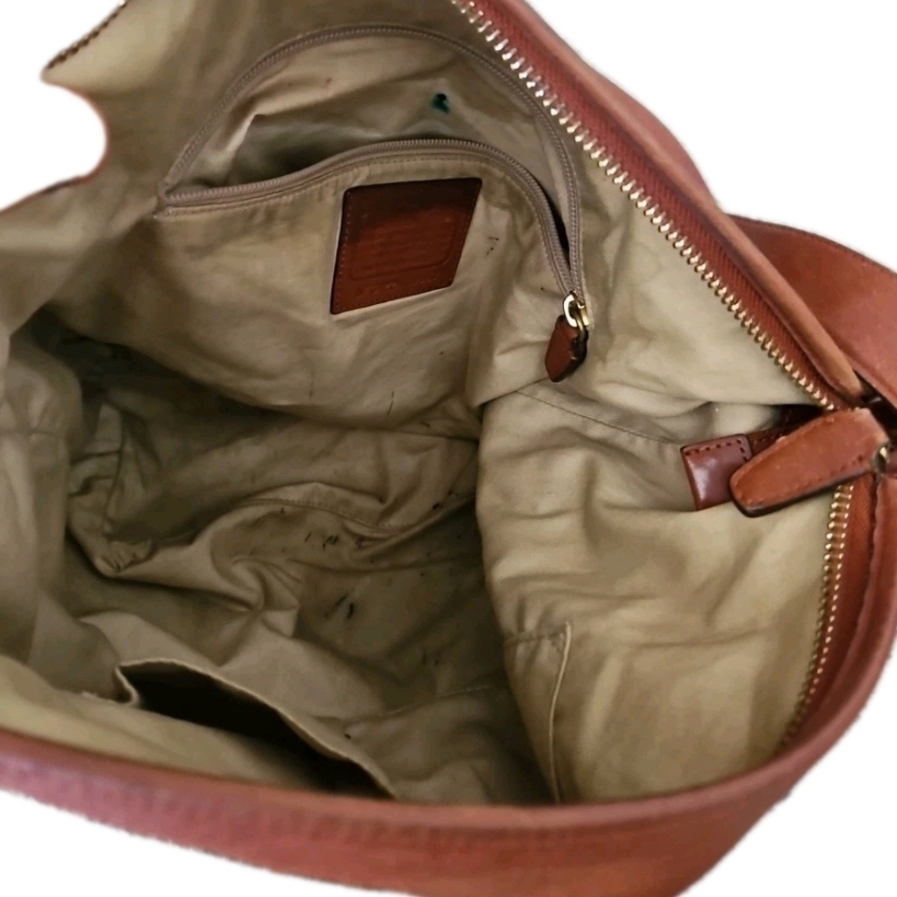 Coach Vintage Brown Leather Legacy Large Hobo Classic Designer Shoulder Purse - Picture 5 of 14